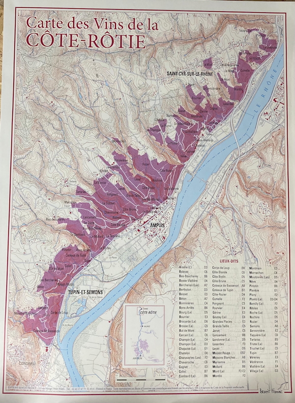 Carte Côte-Rôtie