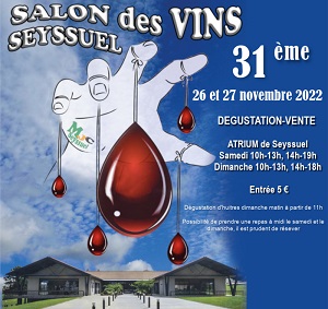Salon des vins de Seyssuel 31 Edition Salon des vins de Seyssuel 31 Edition